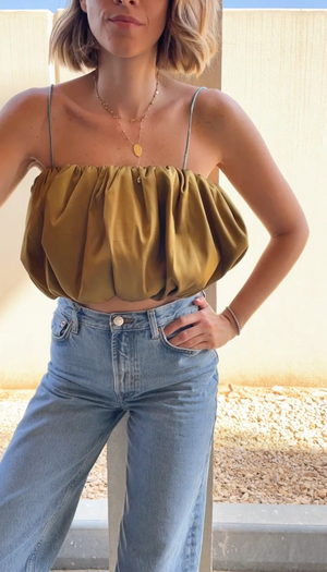 Olive bubble top