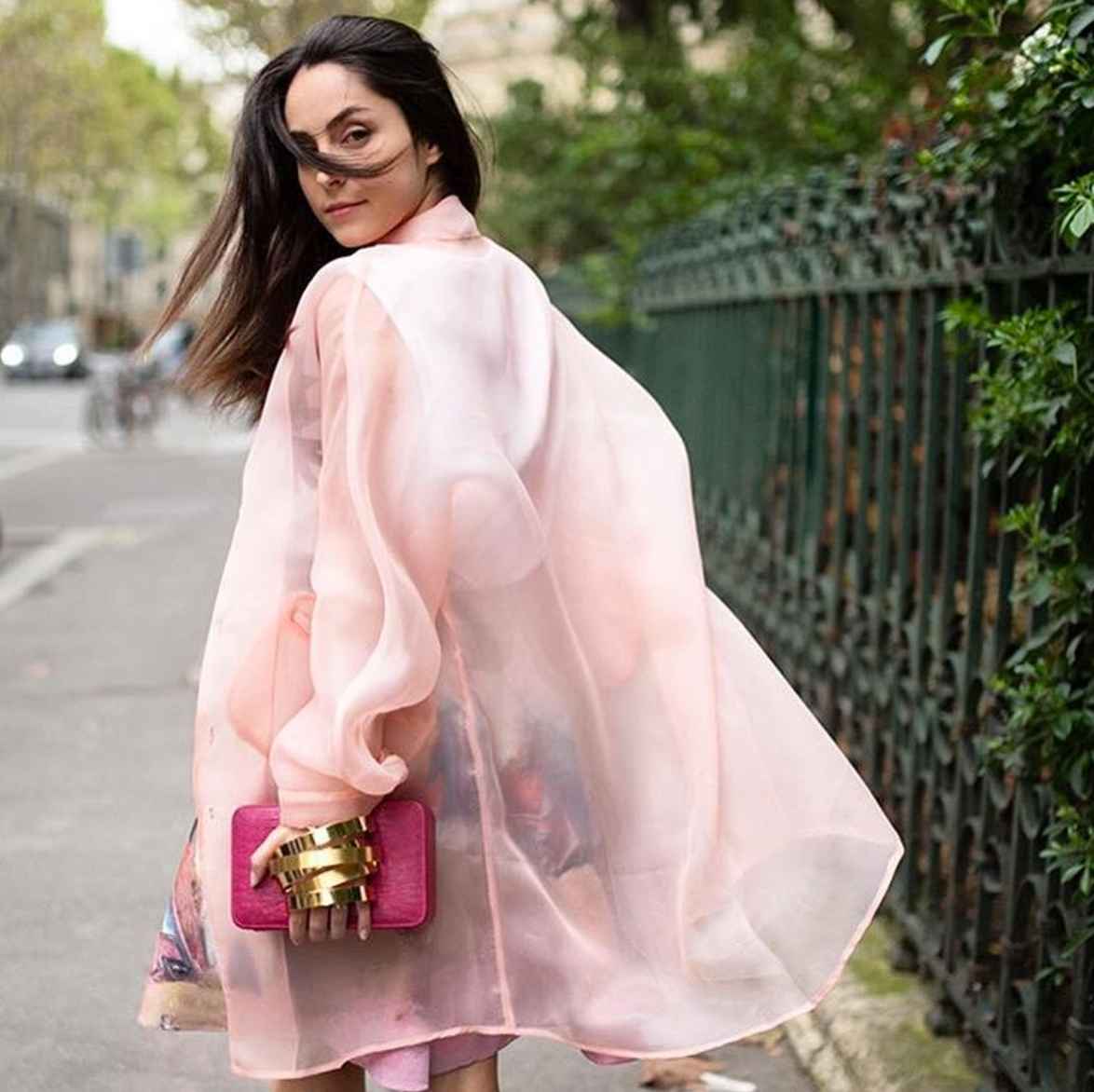 Zara top organza trench