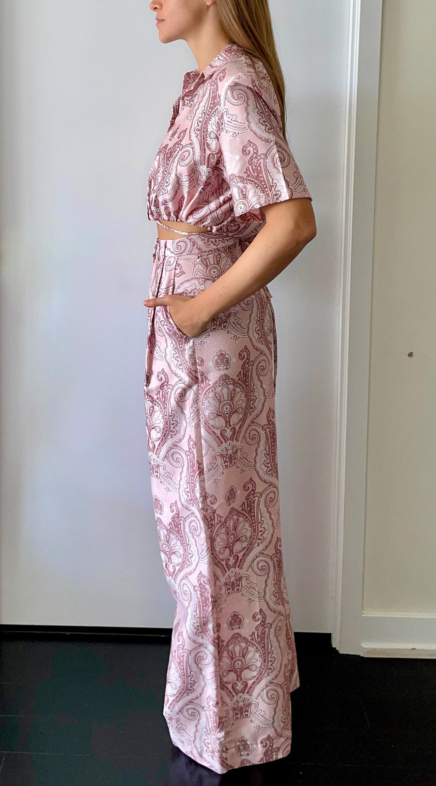 Paisley Pink Palazzo Pants